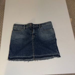 jean skirt